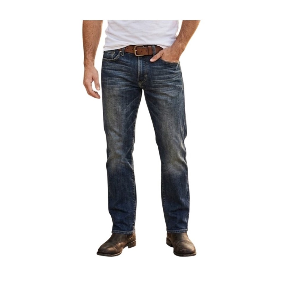 Vintage Y2K‎ Lucky Brand Straight Leg Jeans Blue Medium Wash Denim 32